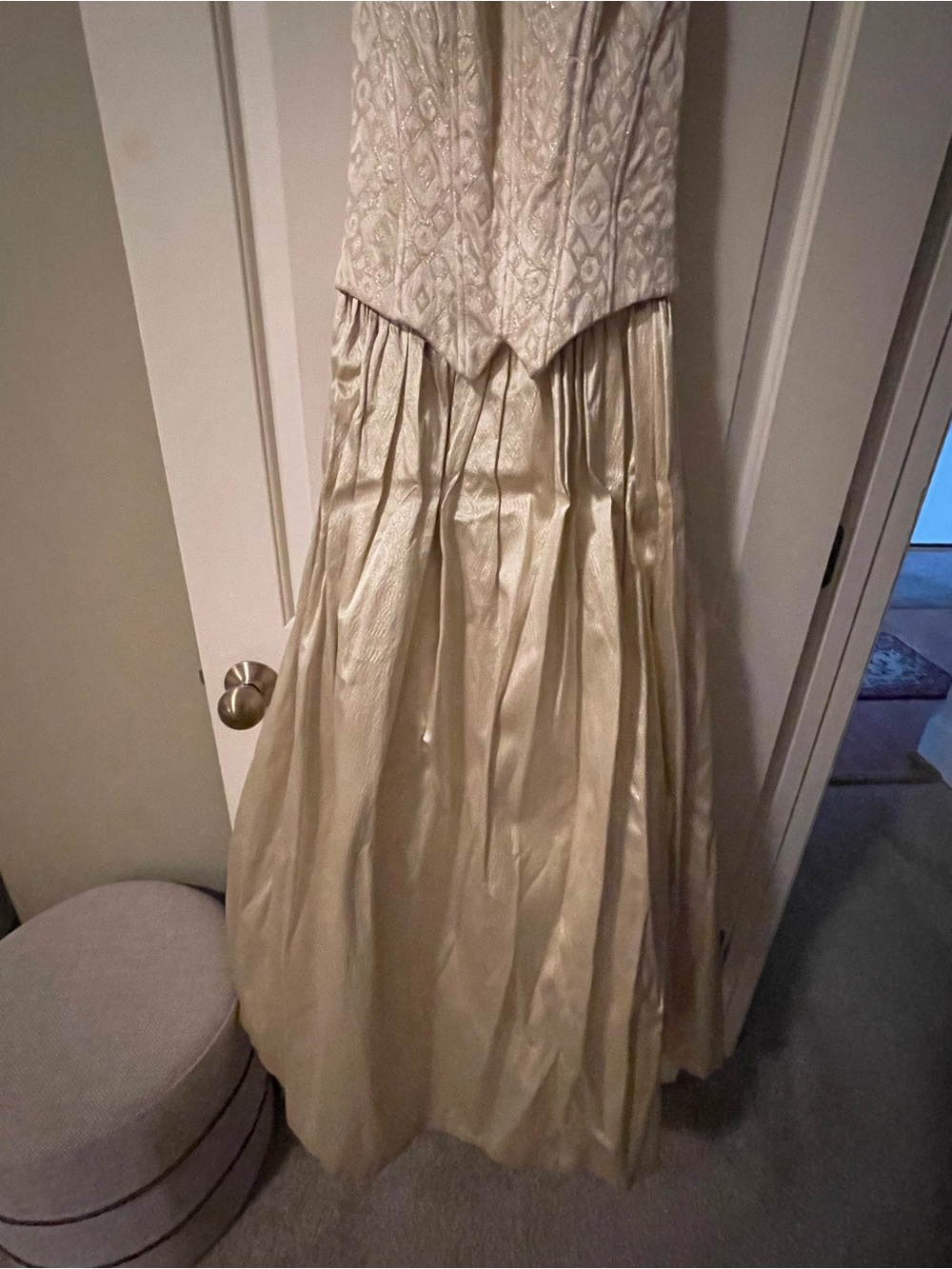 Gunne Sax Jessica McClintock Dress-Gold